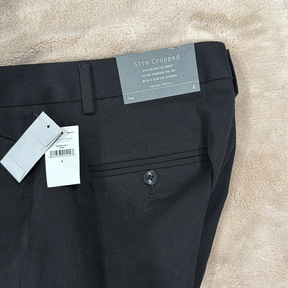 Gap slim cropped pant S/760954-02 size 4 - Picture 2 of 9